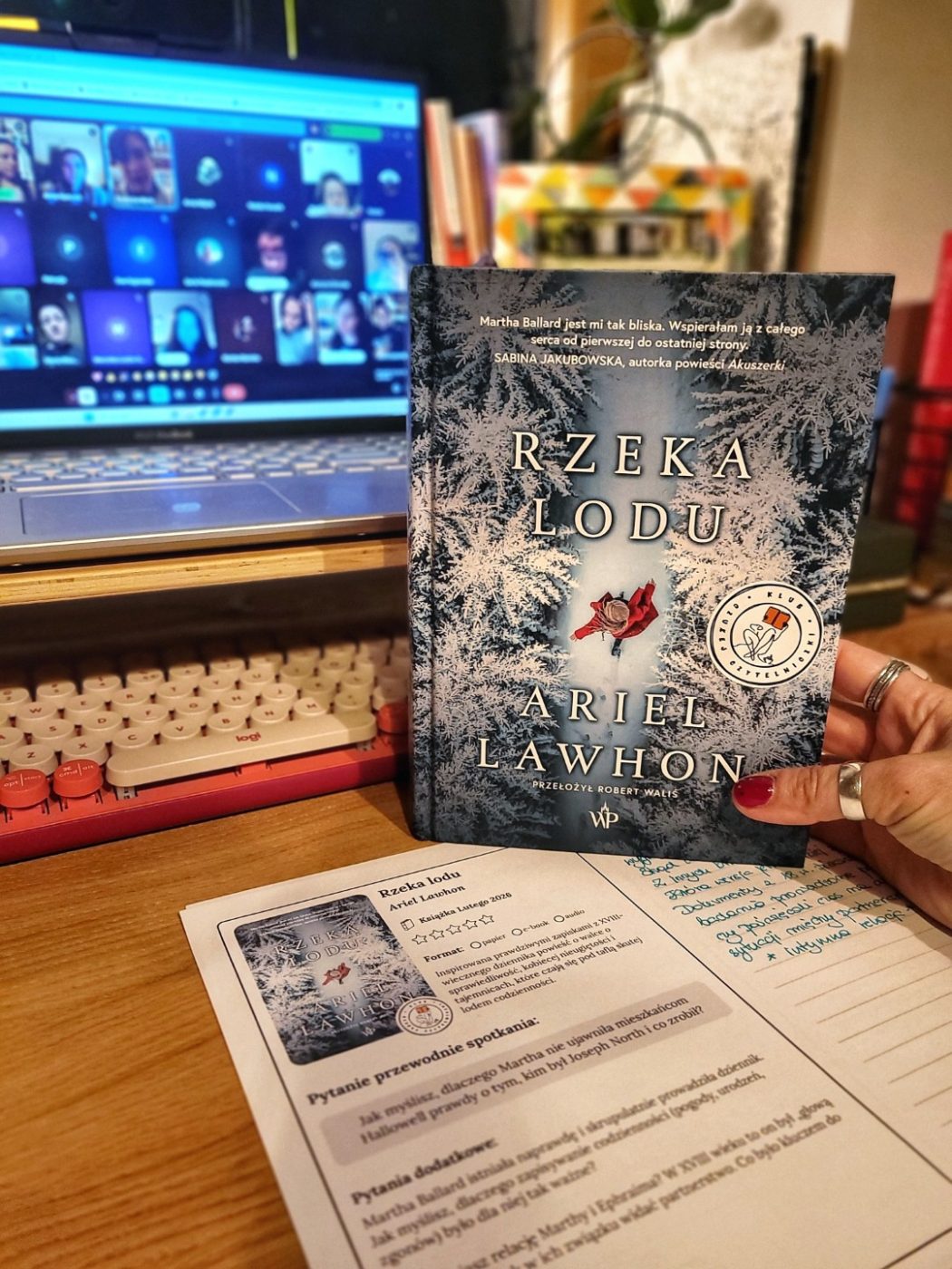 spotkanie klubowe rzeka lodu