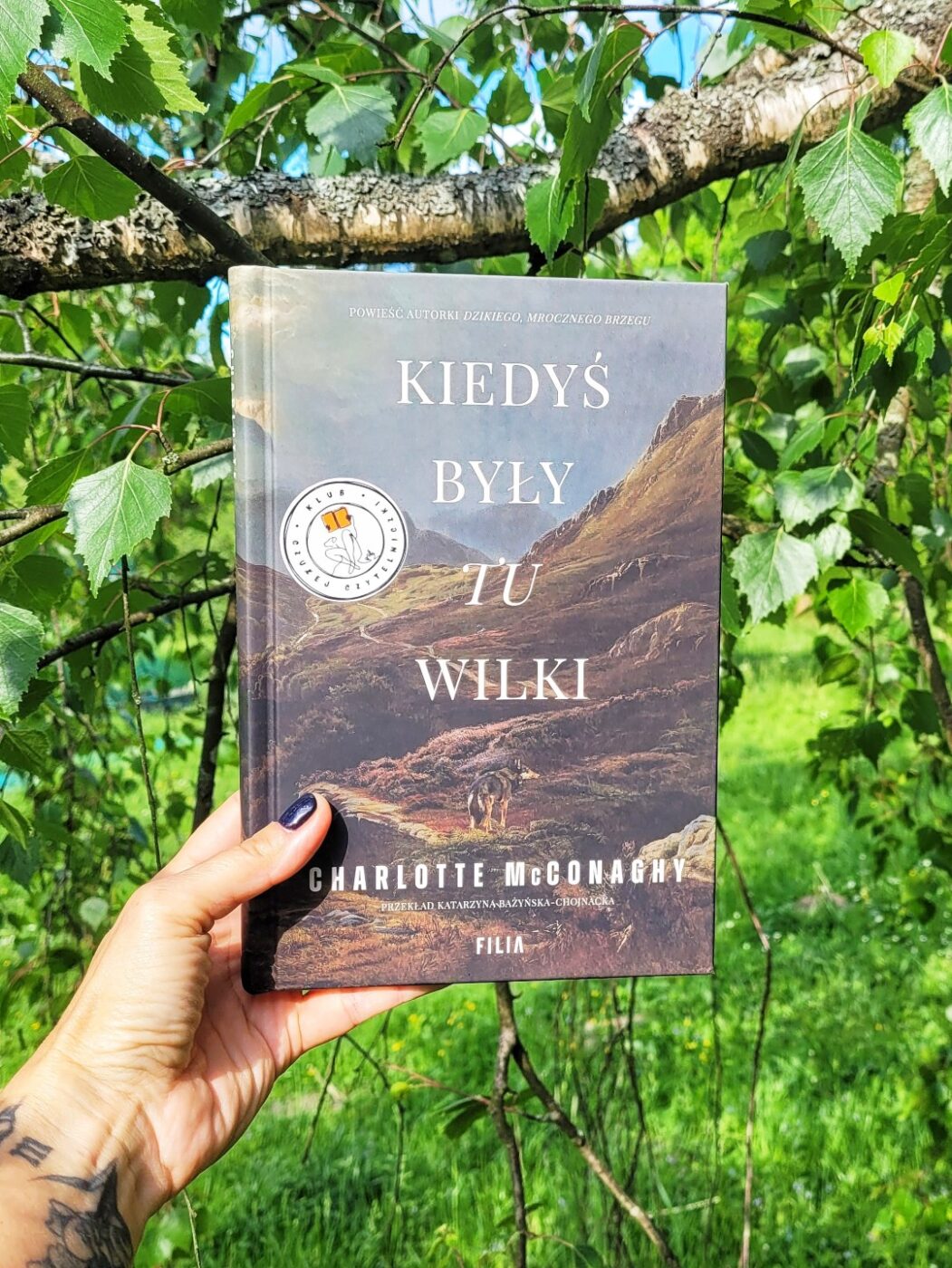 "Kiedyś były tu wilki" Charlotte McConaghy klub książki