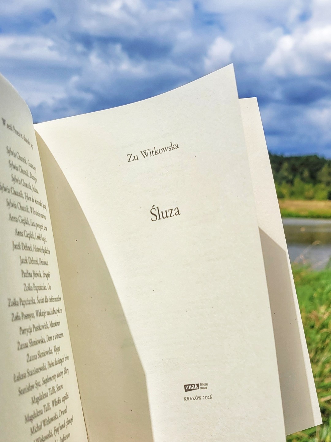 "Śluza" książka Zu Witkowskiej