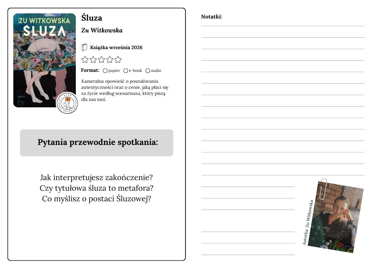 spotkanie klubu 'Książki kiedyś były tu wilki" Charlotte McConaghy